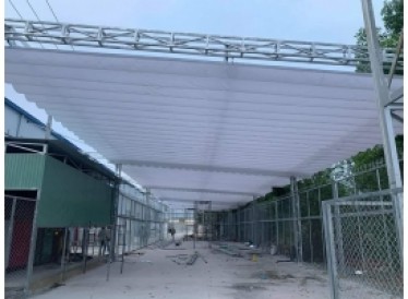 Mái bạt xếp phường 6 quận 5