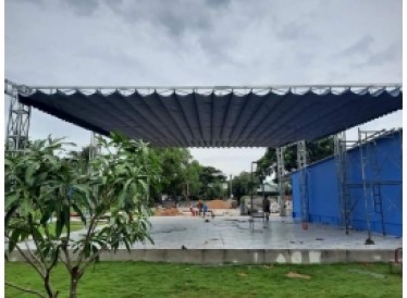 Mái bạt xếp Tự động Quận 7